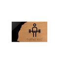 Information signs Wooden Sign with Fitness Room Icon - "Sherwood" Design - Photo #2