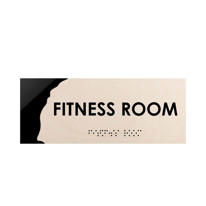 Door Signs Fitness Room Wood Door Sign - "Sherwood" Design