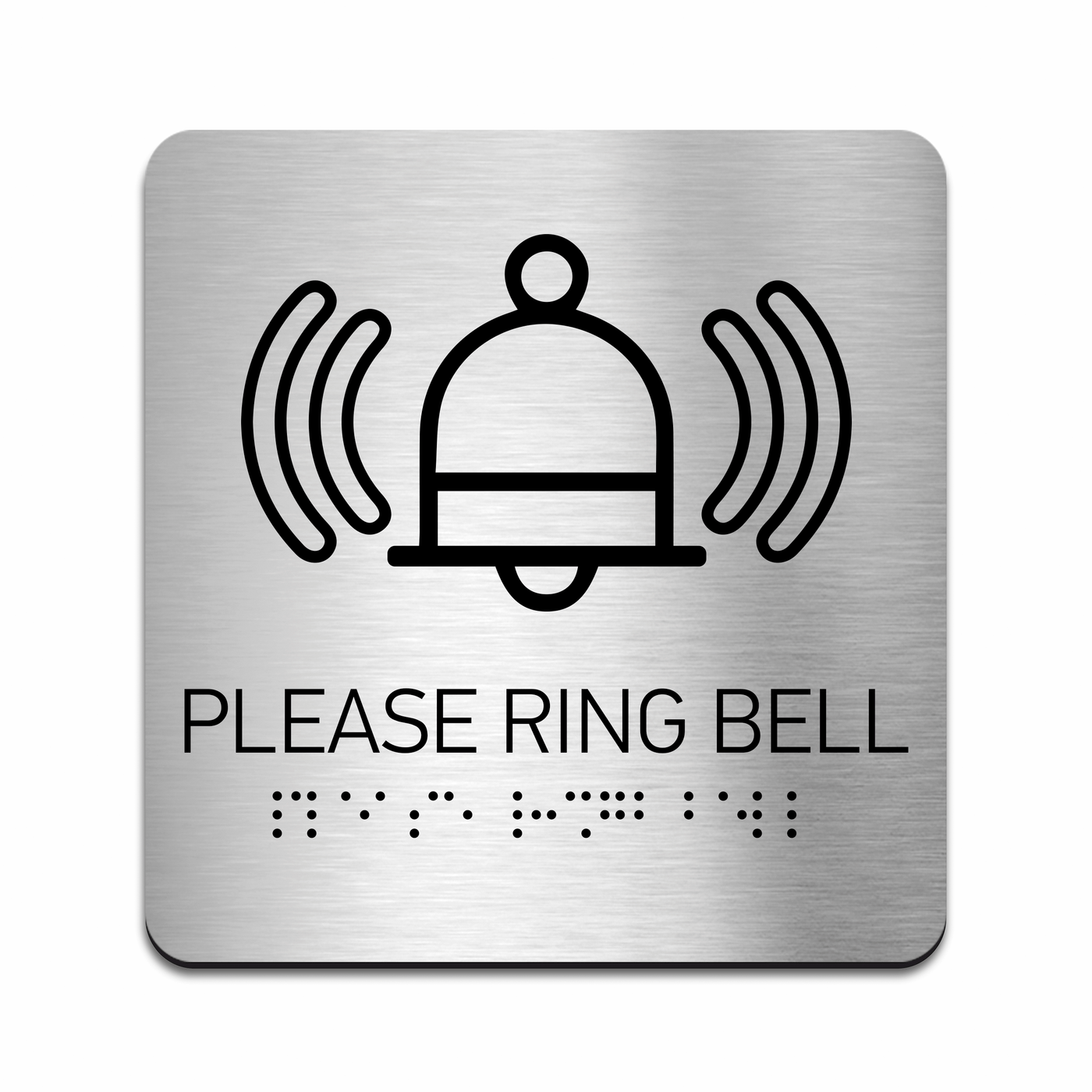 Information Signs - Please Ring Bell Sign - Steel Sign