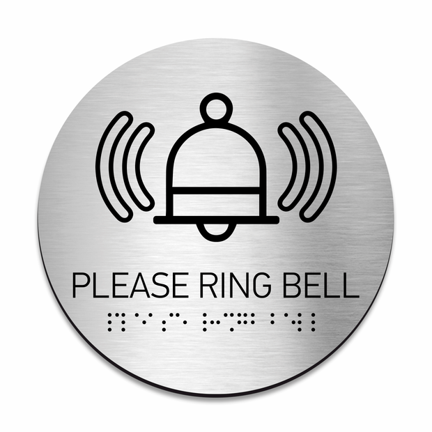 Information signs Please Ring Bell Sign - Steel Sign