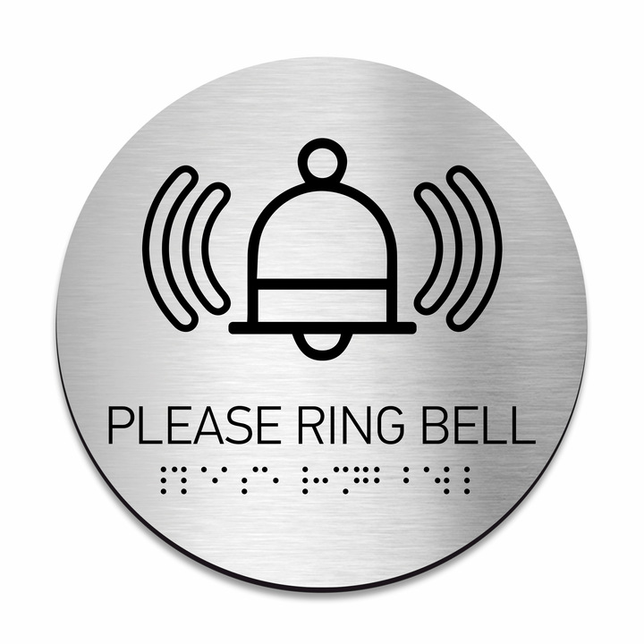 Information signs Please Ring Bell Sign - Steel Sign