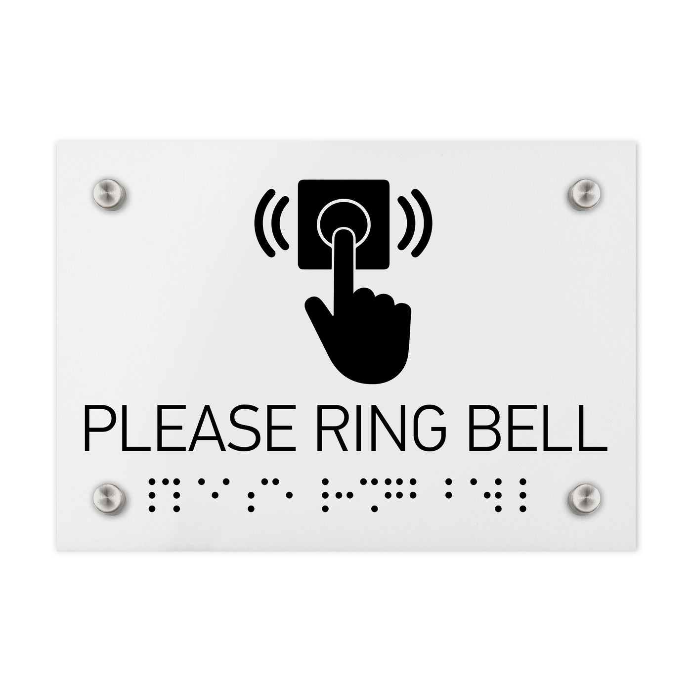 PLEASE RING BELL FOR ASSISTANCE Metal Door Sign Plaque House Office  20x7.5cm Fra | eBay