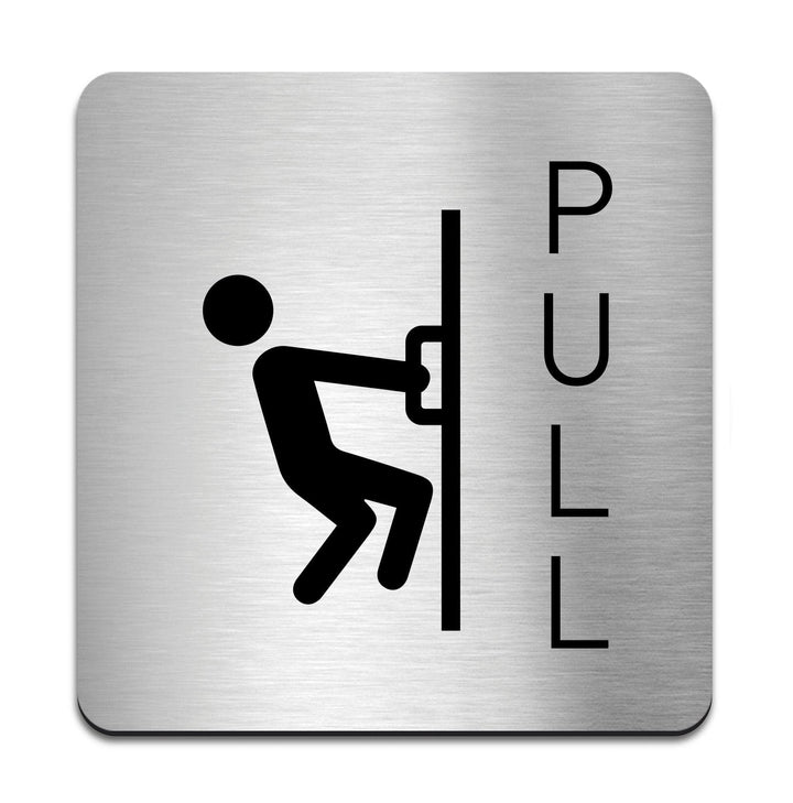 Information signs Pull Door Signs - Steel Sign