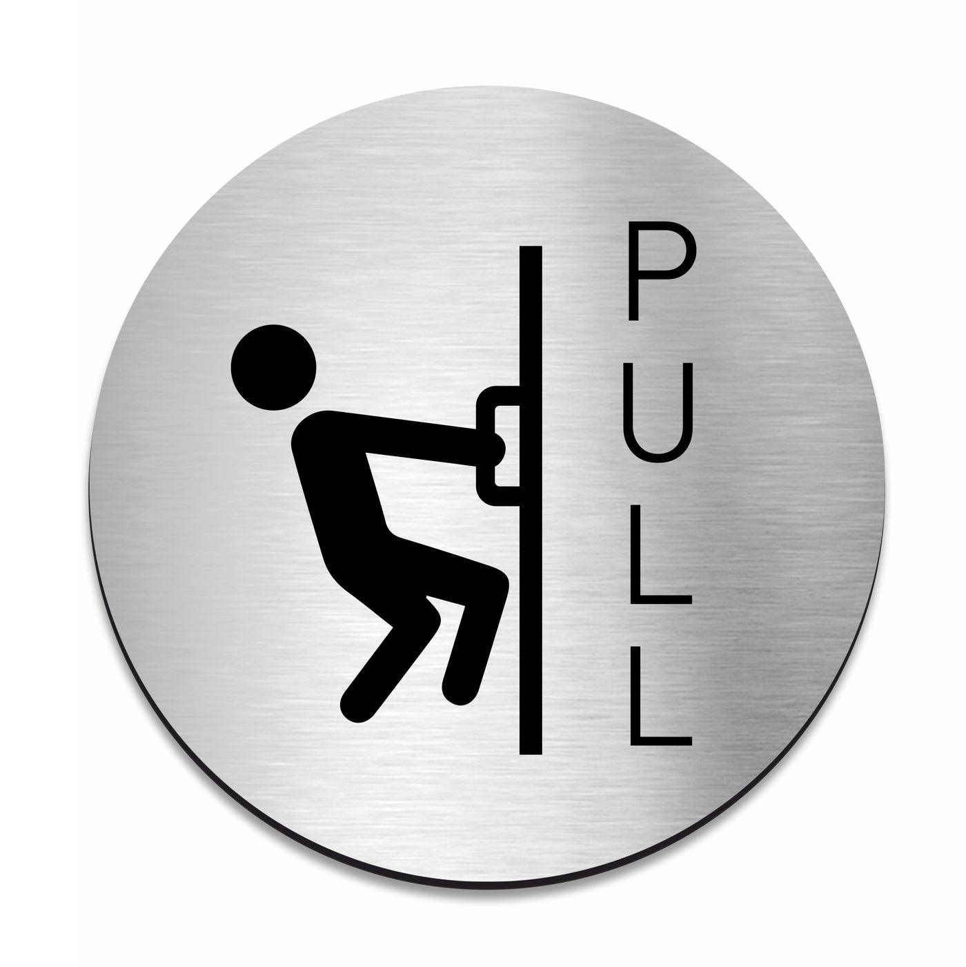 Information Signs - Pull Door Sign - Steel Sign
