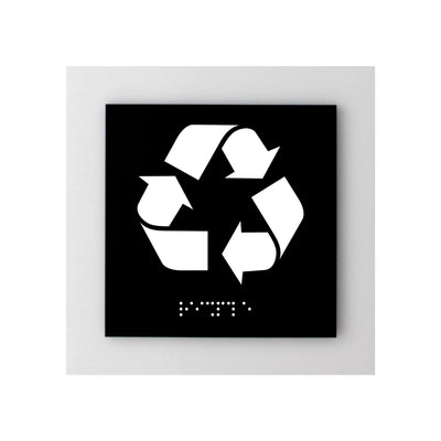 Information Signs - Recycle Sign Acrylic "Simple" Design
