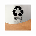 Door Signs Recycle Sign: Wood & Stainless Steel Door Sign with Inscription — "Jure" Design - Photo #3