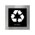 Information signs Recycle Sign: Steel Sign with Braille — "Modern" Design - Photo #2