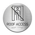 Information signs Roof Access Sign - Steel Sign - Photo #2