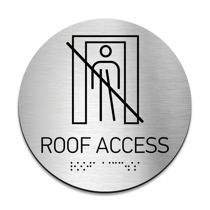 Information signs Roof Access Sign - Steel Sign