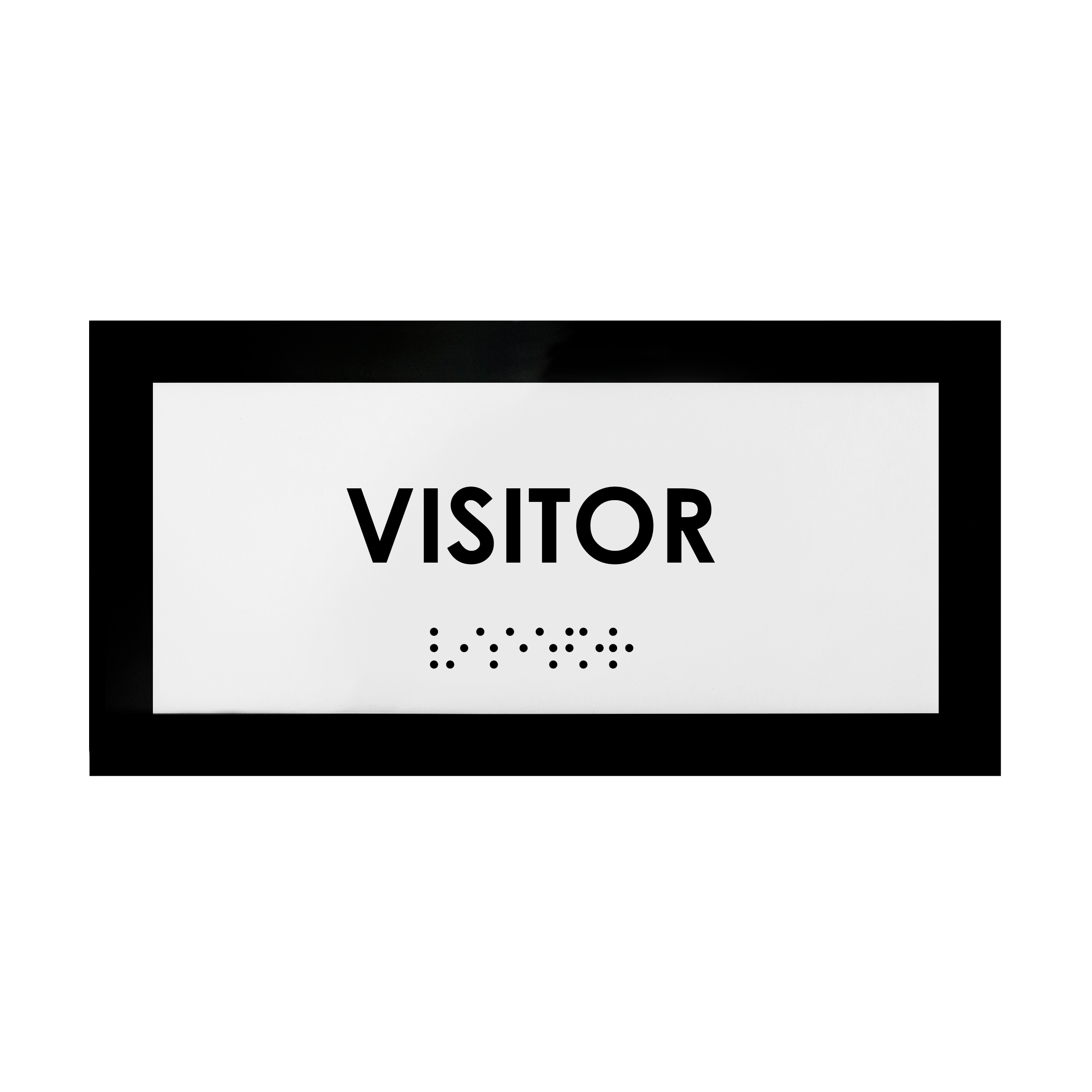 Visitor Sign: Acrylic Sign —