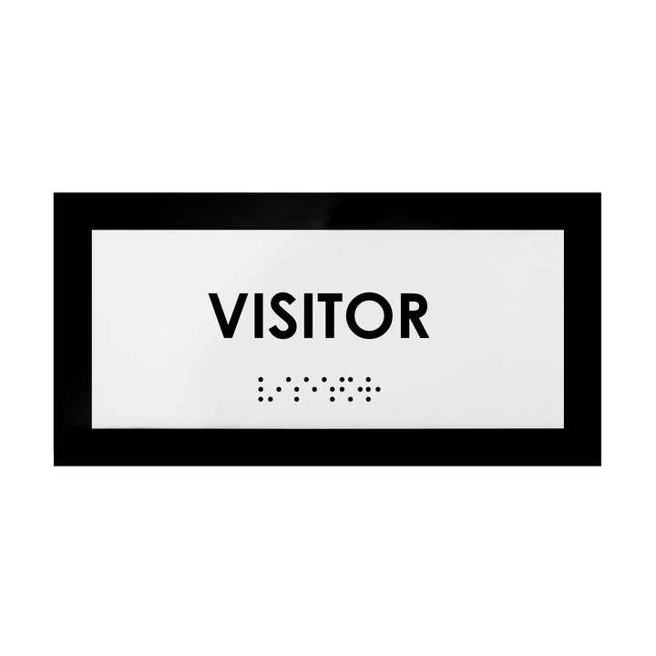 Door Signs Acrylic Visitor Sign - "Simple" Design