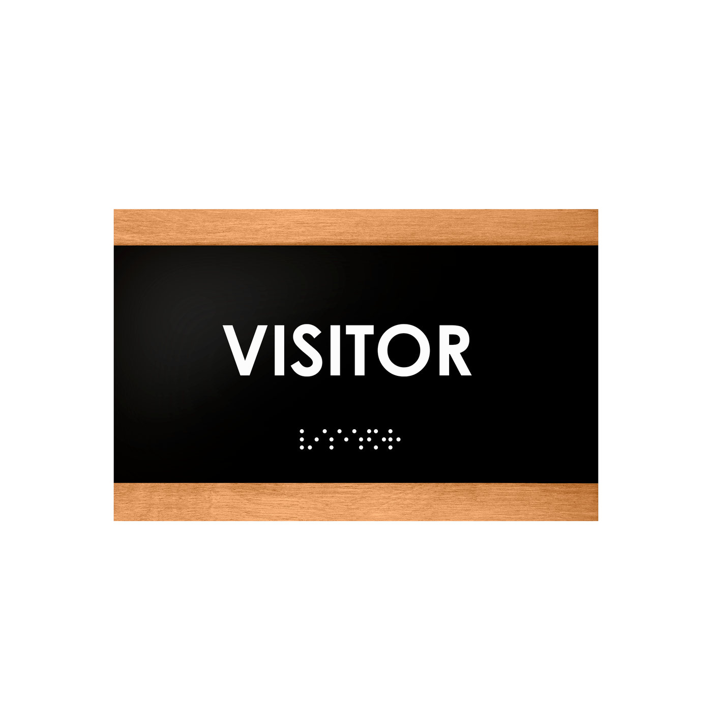 Door Signs - Wood Visitor Sign For Employees "Buro" Design