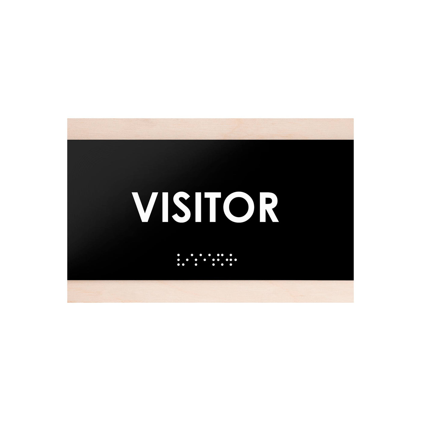Door Signs - Wood Visitor Sign For Employees "Buro" Design