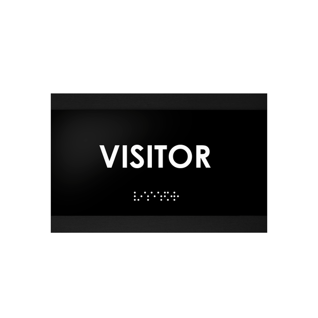 Door Signs Wood Visitor Sign for Employees - "Buro" Design