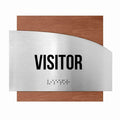 Information signs Wooden Visitor Sign - "Wave" Design - Photo #2