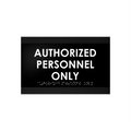 Door Signs Authorized Personnel Only Signs - Wood Door Plate "Buro" Design - Photo #5