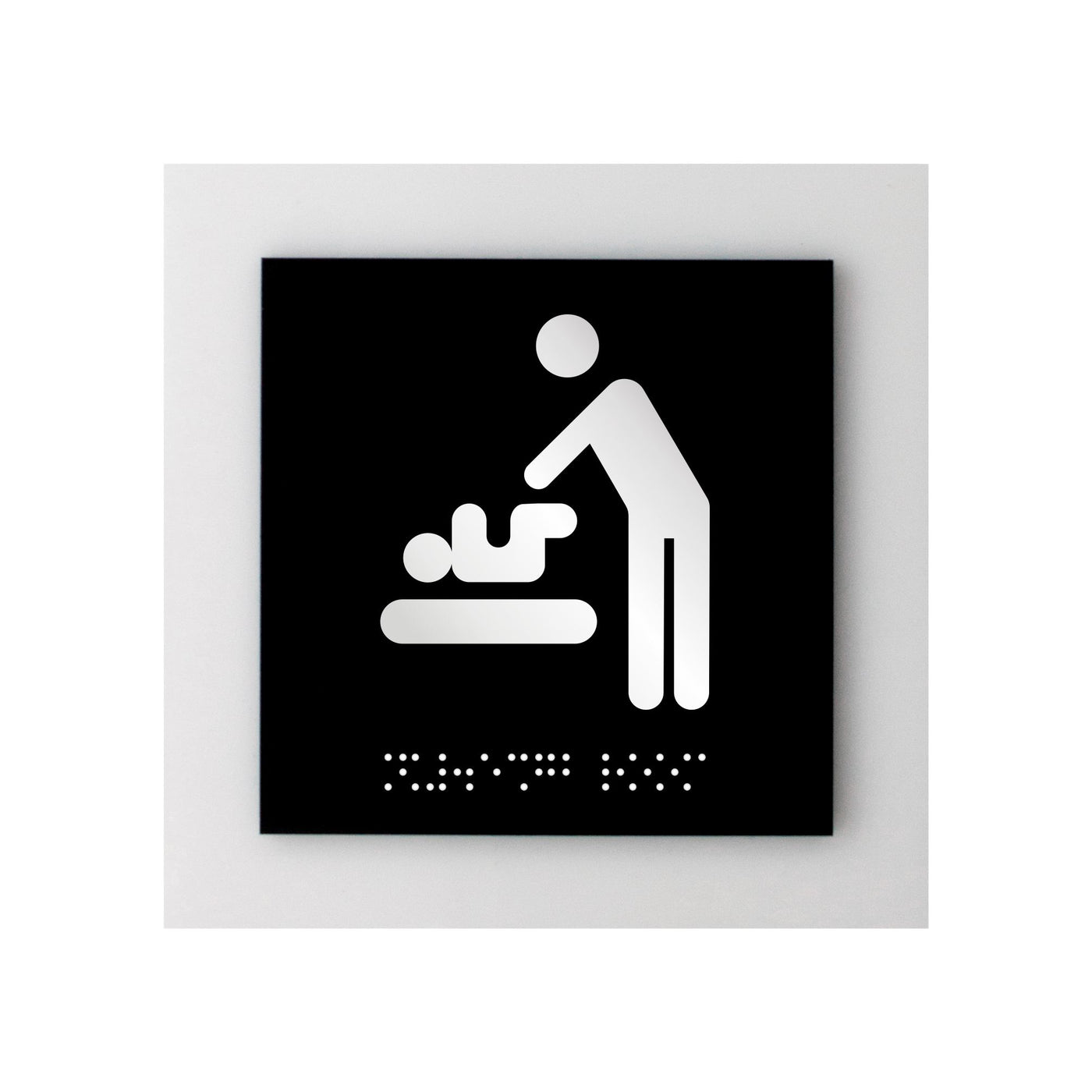 Acrylic Baby Change Sign - "Simple" Design