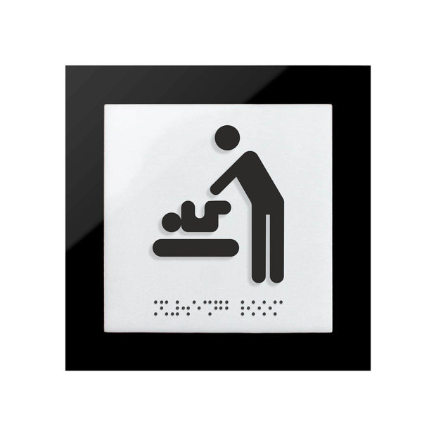 Bathroom Signs Acrylic Baby Change Sign - "Simple" Design