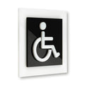 Bathroom Signs Restroom Wheelchairs Sign - "Simple" Design - Photo #1