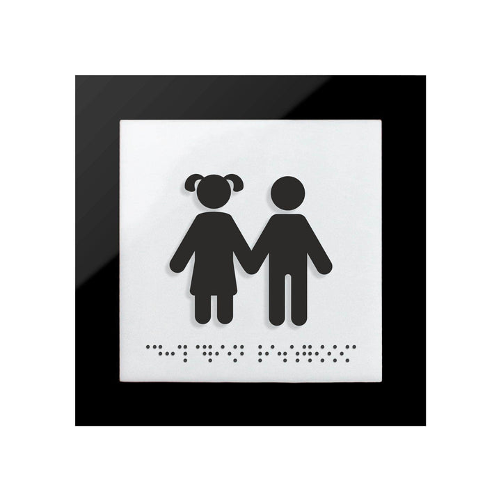 Bathroom Signs Acrylic Children Restroom Sign - "Simple" Design