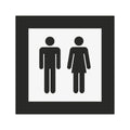 Bathroom Signs All Gender Restroom Sign: Acrylic Sign — "Simple" Design - Photo #4