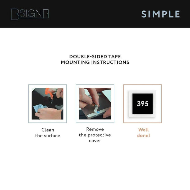 Bathroom Signs Men's Restroom Sign: Acrylic Sign — "Simple" Design