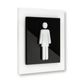 Bathroom Signs Women's Restroom Sign: Acrylic Sign — "Simple" Design - Photo #1
