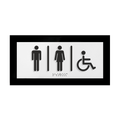 Bathroom Signs Acrylic Unisex Restroom Sign - "Simple" Design - Photo #2