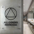 Bathroom Signs All Gender Restroom Sign - Unisex Toilet California - Photo #1