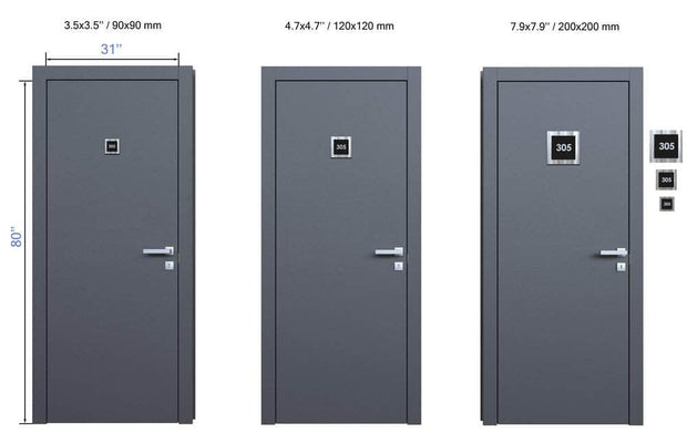 Bathroom Signs All Gender Restroom Signs - "Modern" Design