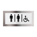 Bathroom Signs All Gender/Unisex Restroom Sign — "Modern" Design - Photo #2