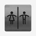 Bathroom Signs All Gender Signs for Bathroom - Stainless Steel - Photo #1