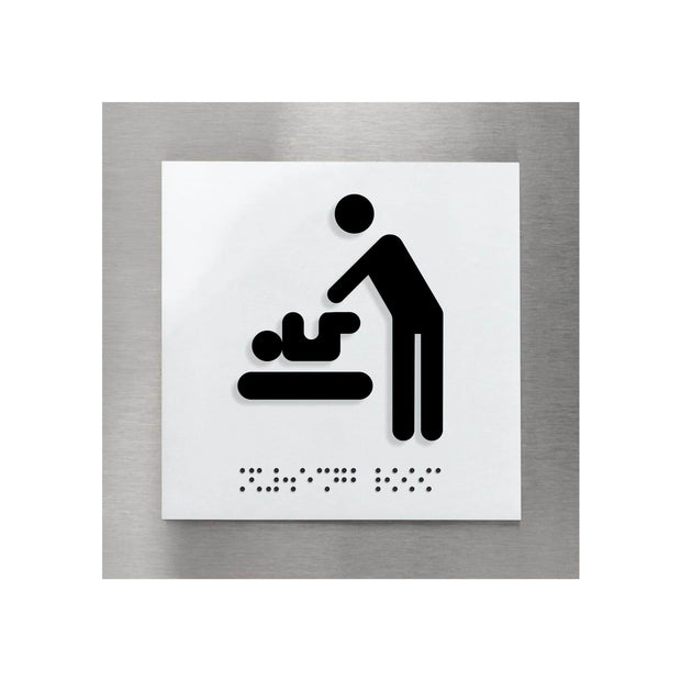 Bathroom Signs Baby Change & Mothers Room Sign - "Modern" Design