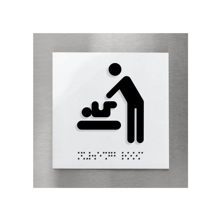 Bathroom Signs Baby Change &amp; Mothers Room Sign - "Modern" Design