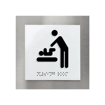 Baby Change & Mothers Room Door Sign "Modern" Design