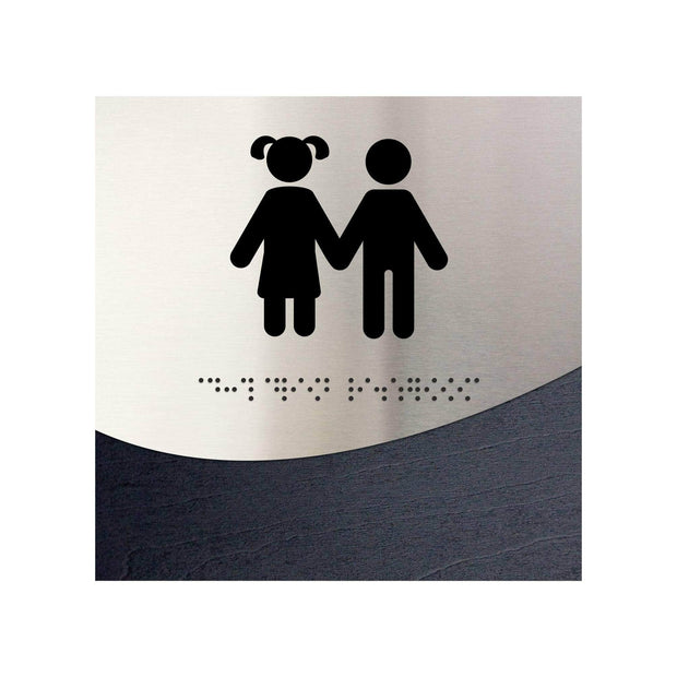 Bathroom Signs Children Bathroom Sign - "Jure" Design