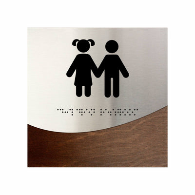 Children Bathroom Sign - "Jure" Design