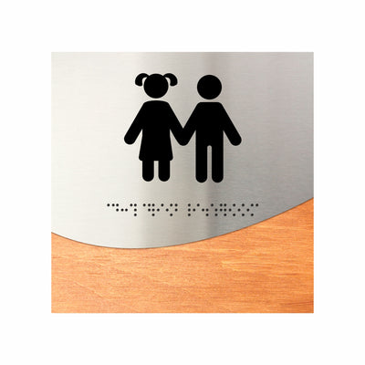 Children Bathroom Signage "Jure" Design