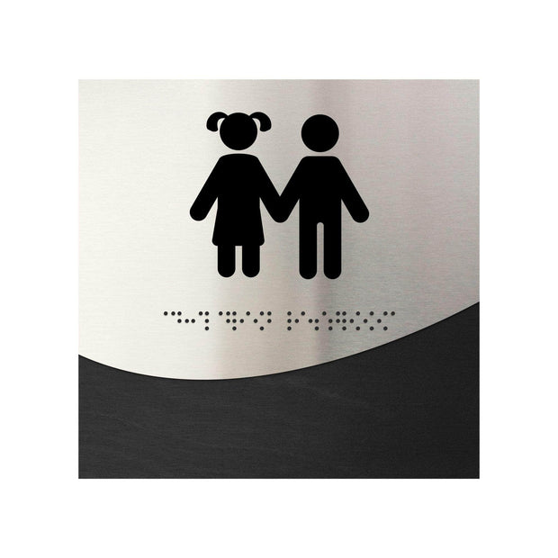 Bathroom Signs Children Bathroom Sign - "Jure" Design