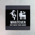 Bathroom Signs Funny All Gender Restroom Sign - "Buro" Design - Photo #13