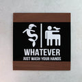 Bathroom Signs Funny All Gender Restroom Sign - "Buro" Design - Photo #14