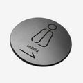 Bathroom Signs Ladies Toilet Sign — Stainless Steel - Photo #4