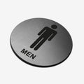 Bathroom Signs Men Toilet Sign — Stainless Steel - Photo #4