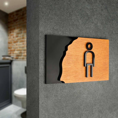 Men Restroom Signs Bathroom Signs Walhunt Bsign