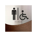 Bathroom Signs Men & Wheelchair Bathroom Sign - "Jure" Design - Photo #3