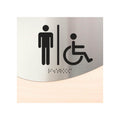 Bathroom Signs Men & Wheelchair Bathroom Sign - "Jure" Design - Photo #4