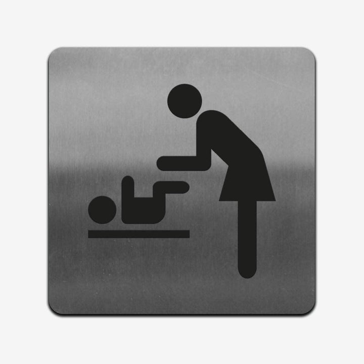 Bathroom Signs Steel Mother and Child Room Sign