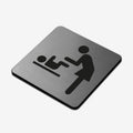 Bathroom Signs Steel Mother and Child Room Sign - Photo #2