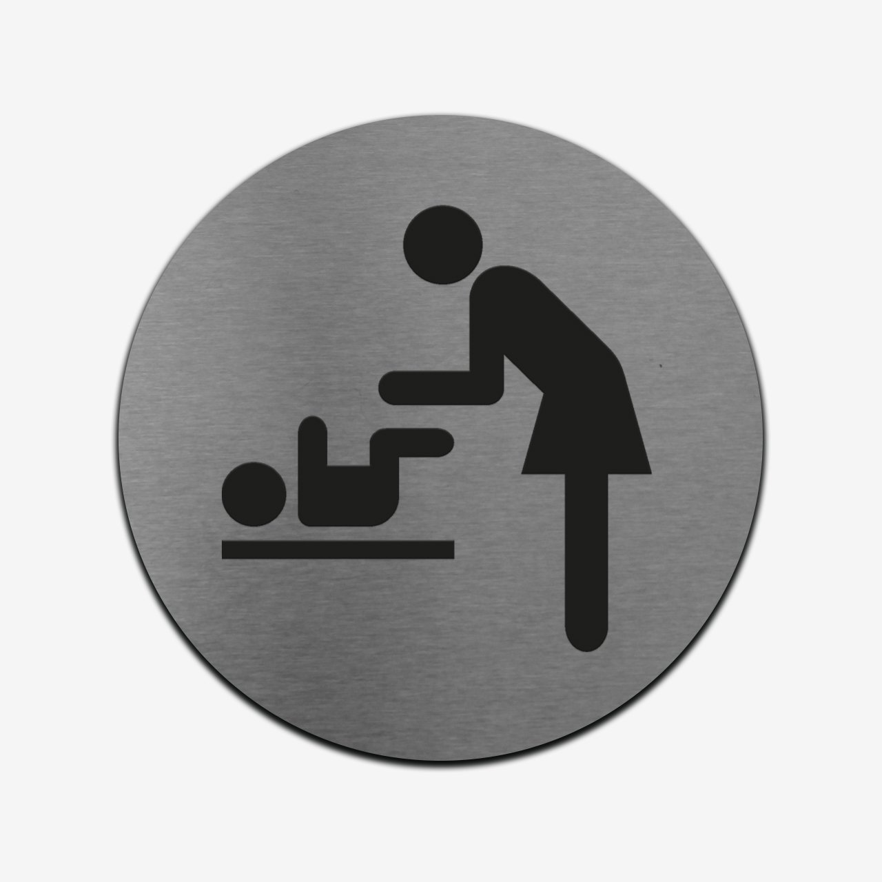 Mother And Child Room - Steel Sign Bathroom Signs circle Bsign