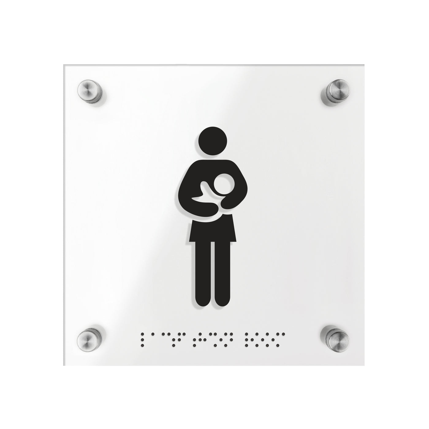 Mothers Room & Lactation Room Sign with Braille - "Classic" Design